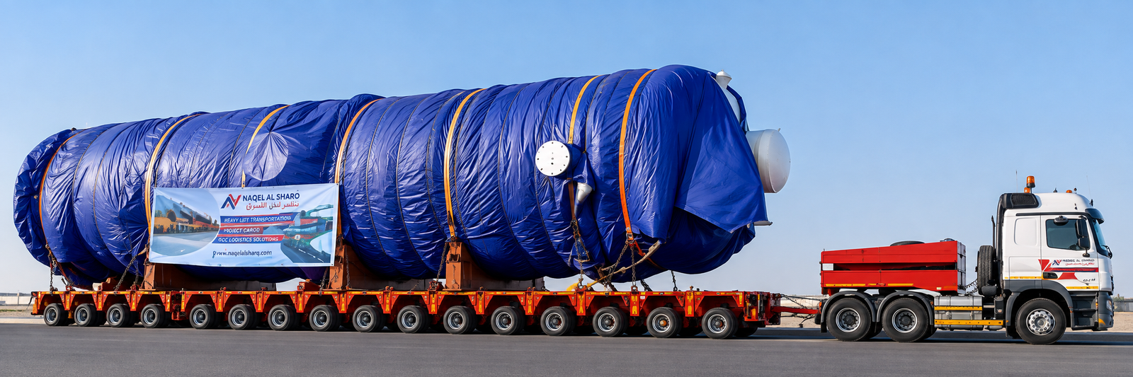 Naqel Al Sharq project cargo photograph