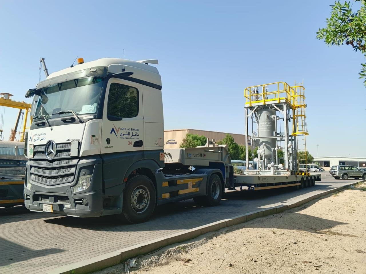 Naqel Al Sharq project cargo photograph
