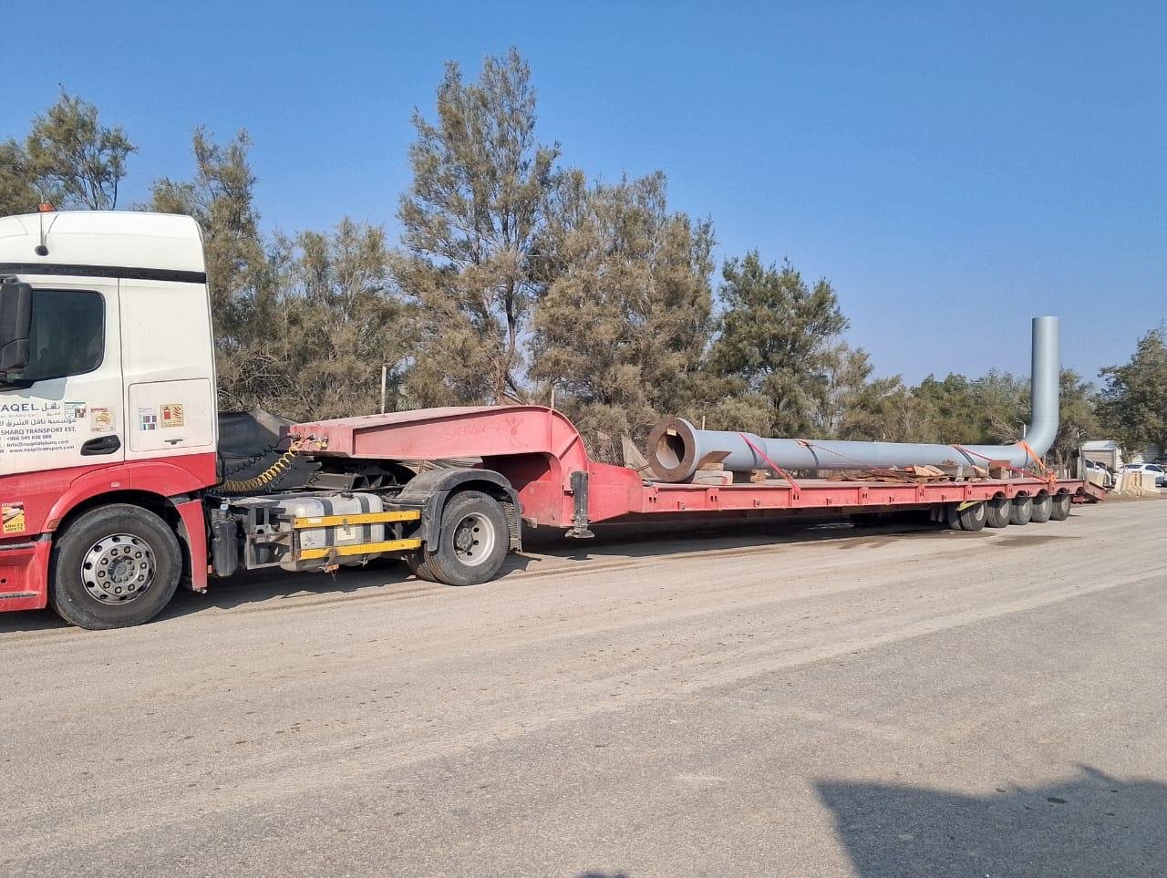 Naqel Al Sharq project cargo photograph