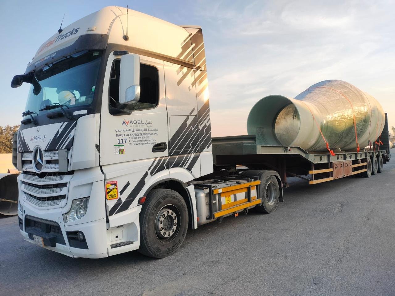 Naqel Al Sharq project cargo photograph