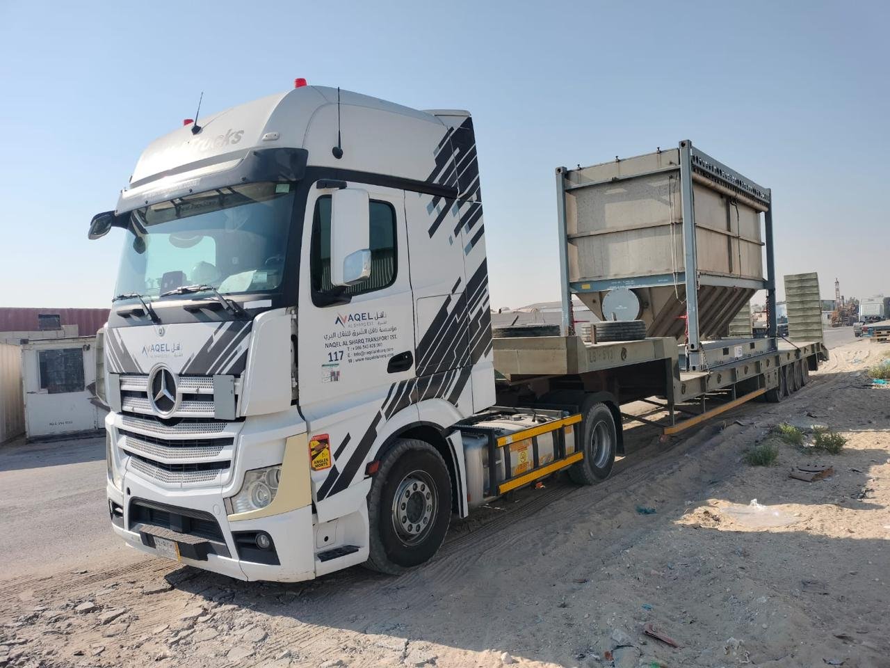 Naqel Al Sharq project cargo photograph