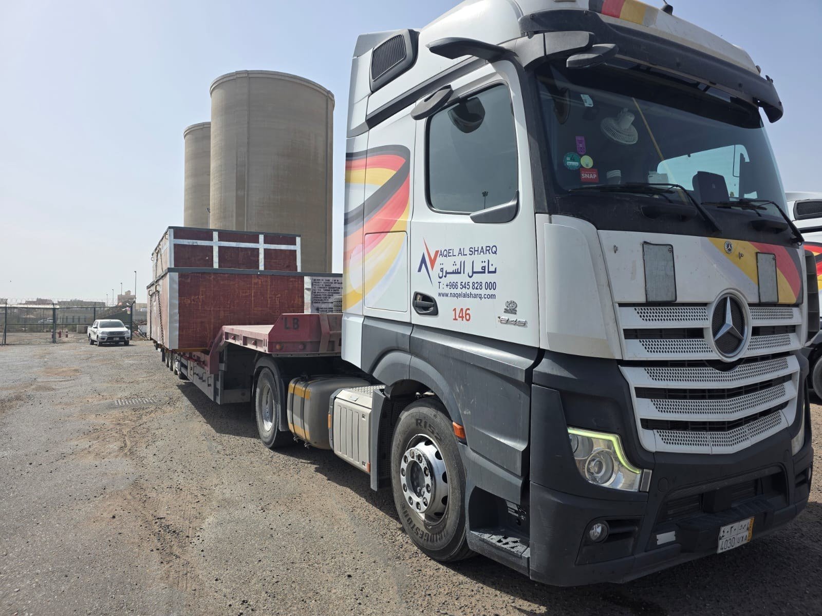 Naqel Al Sharq project cargo photograph