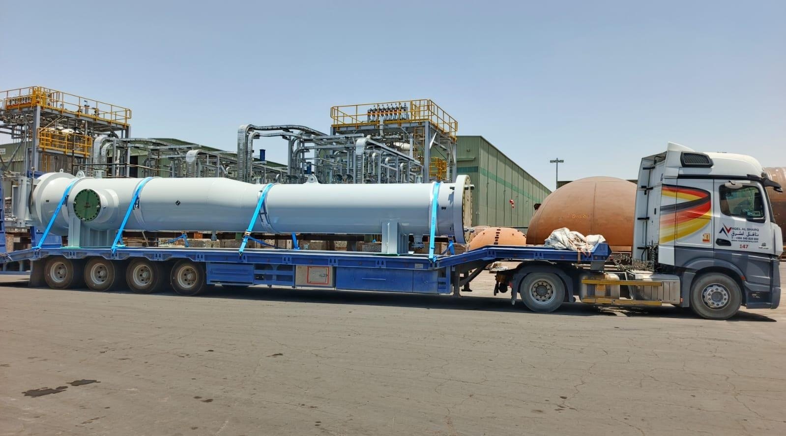Naqel Al Sharq project cargo photograph