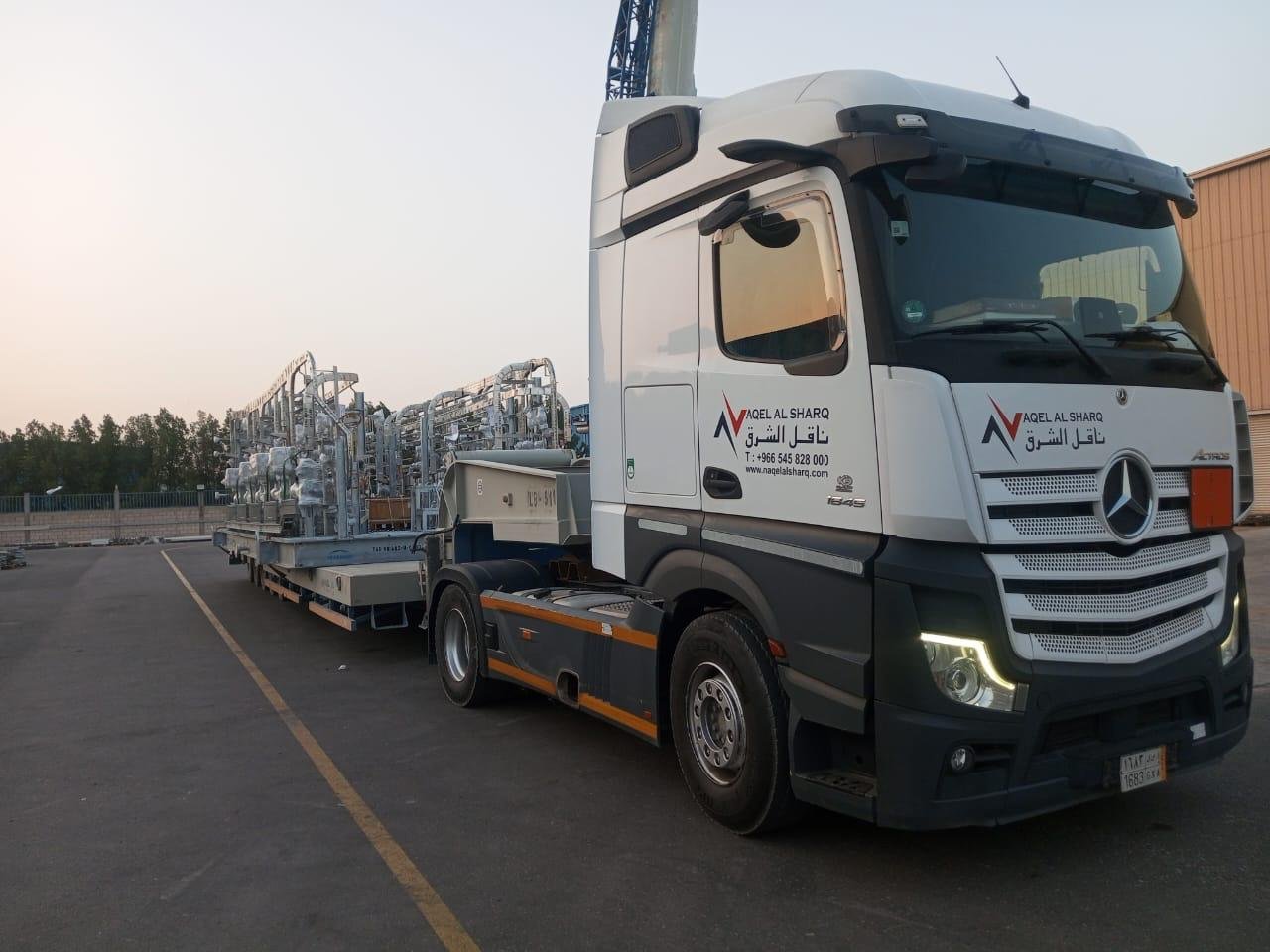 Naqel Al Sharq project cargo photograph