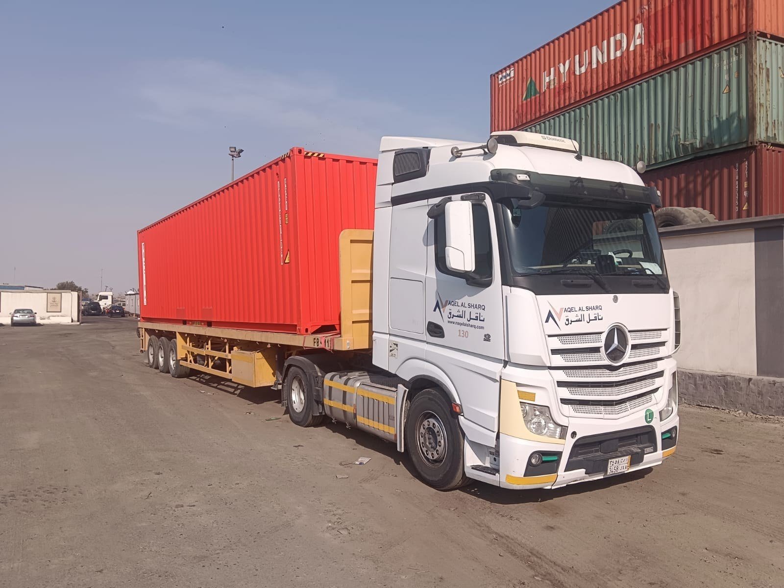 Naqel Al Sharq project cargo photograph