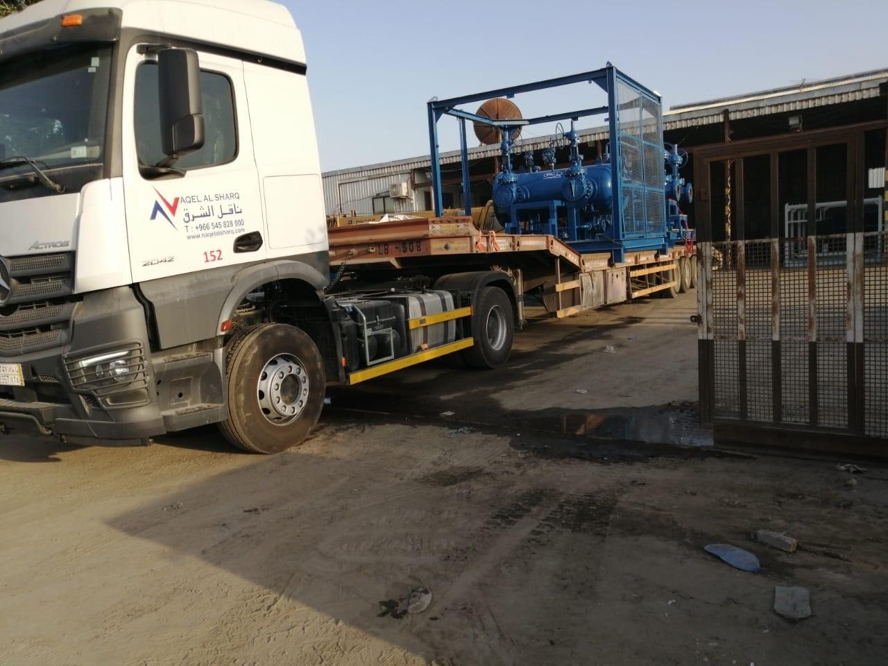 Naqel Al Sharq project cargo photograph