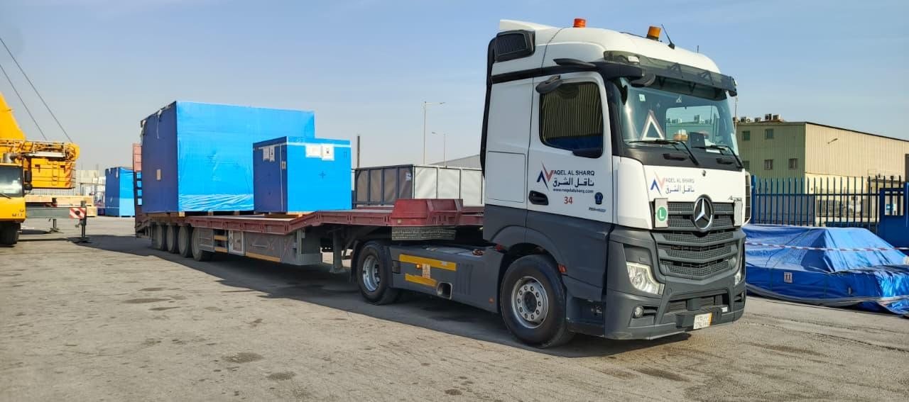 Naqel Al Sharq project cargo photograph