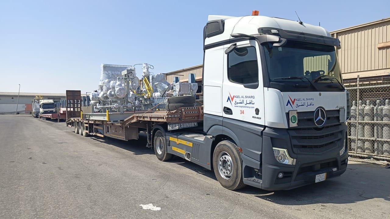 Naqel Al Sharq project cargo photograph