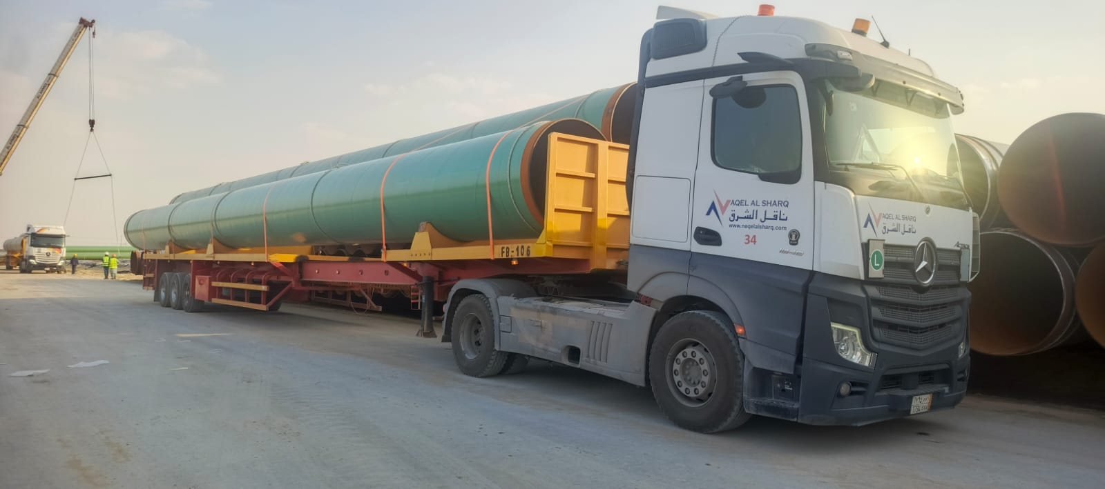 Naqel Al Sharq project cargo photograph
