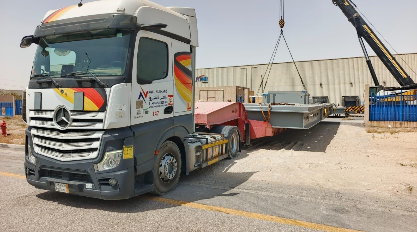 Naqel Al Sharq project cargo photograph