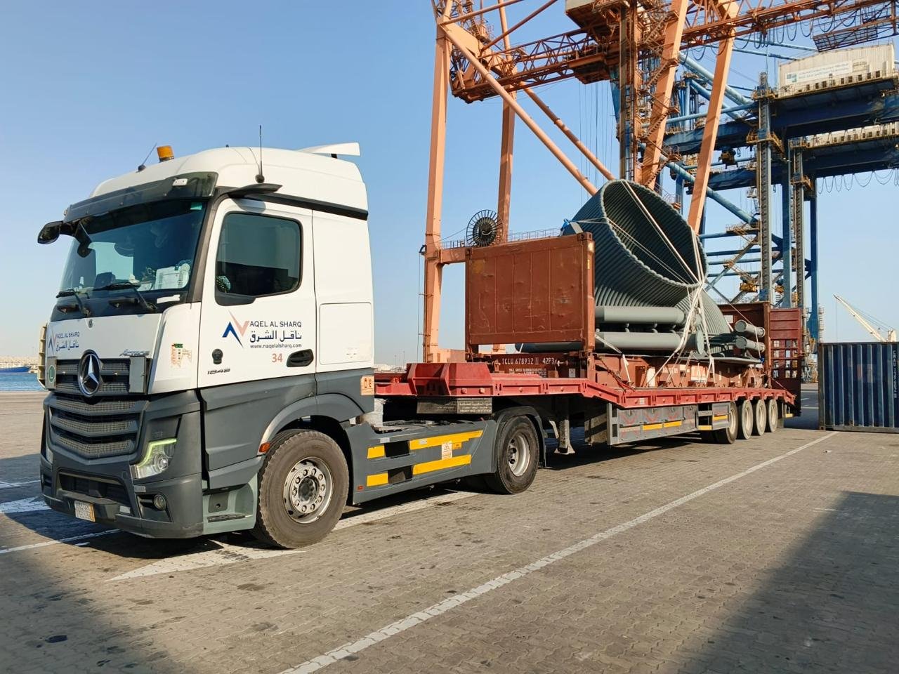 Naqel Al Sharq project cargo photograph