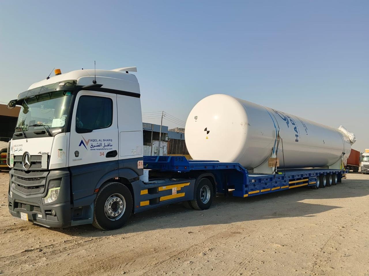 Naqel Al Sharq project cargo photograph