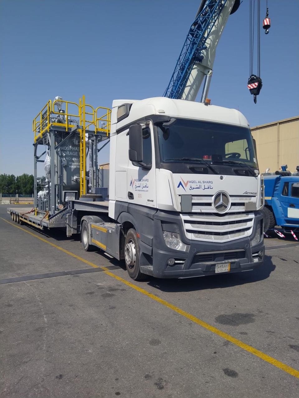 Naqel Al Sharq project cargo photograph