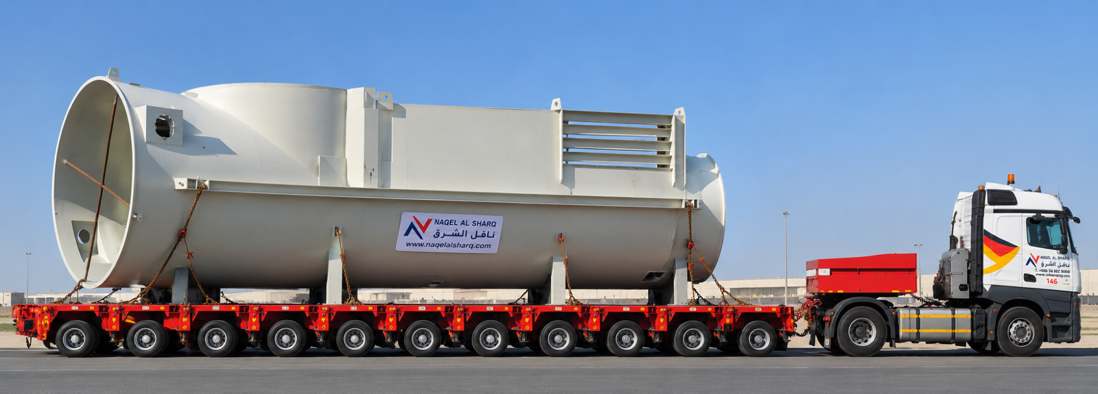 Naqel Al Sharq project cargo photograph